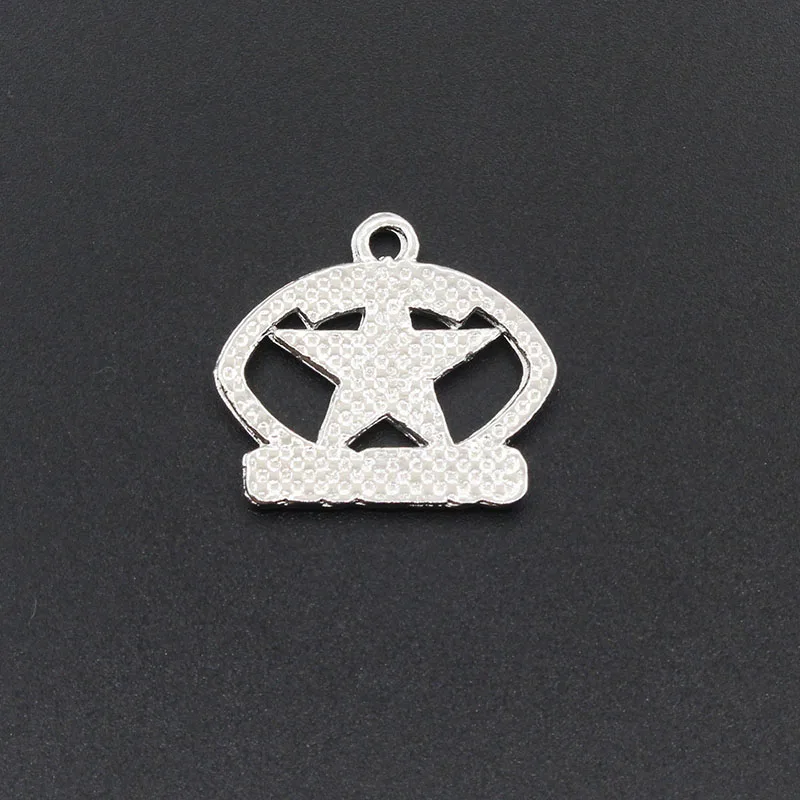 Football Charm 20pcs/lot Custom Football Sport Hanging Dangle Charms DIY Bracelet&Bangles Jewelry Accessory