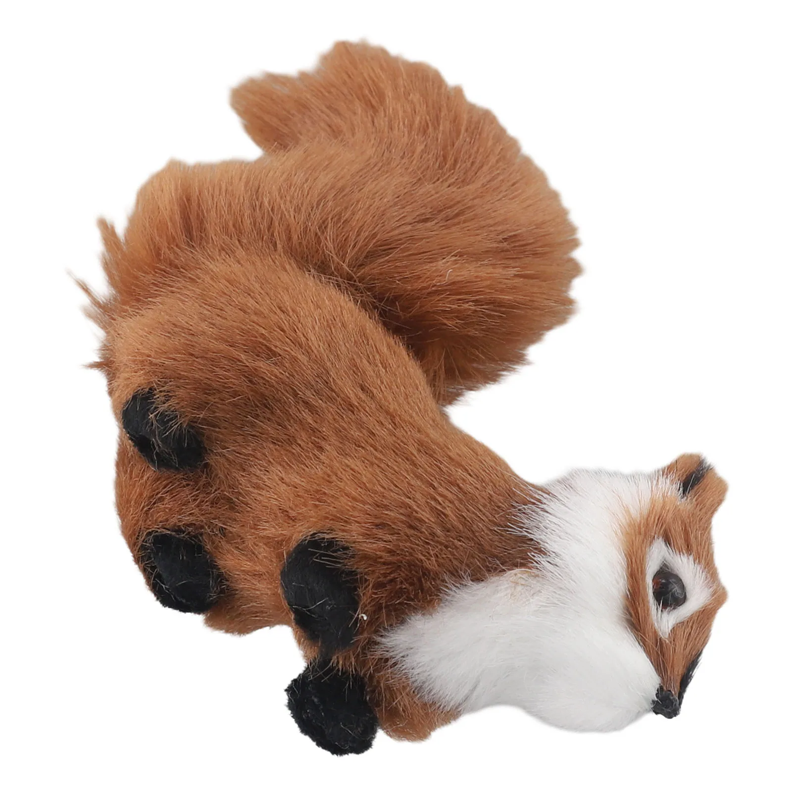 

Simulation Plush Squirrel Figurines Animal Miniatures Artificial Fake Squirrel Garden Tree Ornaments Home Festival Decoration