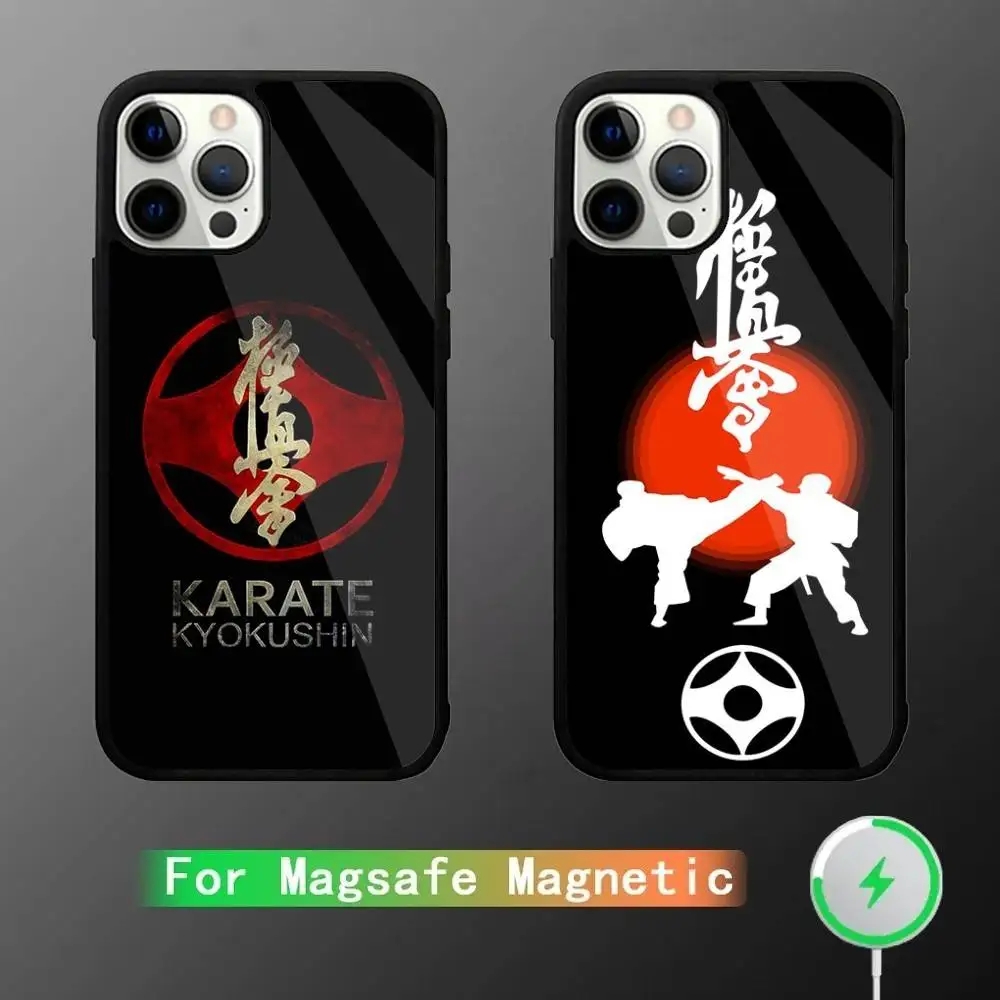 

Kyokushin Karate Symbol Phone Case For iPhone 17,16,15,14,13,12,11,Pro,Max,Plus,Mini,SE4,E Magnetic Magsafe Wireless Charging