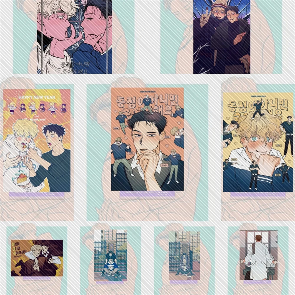 

15CM BL comic 동정이 아니면 죽어야 해요 Acrylic Stand Characteristic Characters Ornament Accessories Collection Christmas Gifts