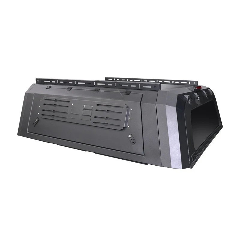 High Quality Manual High Cover Pickup Canopy With Locking Waterproof Tailbox Fit F150 F250 F350
