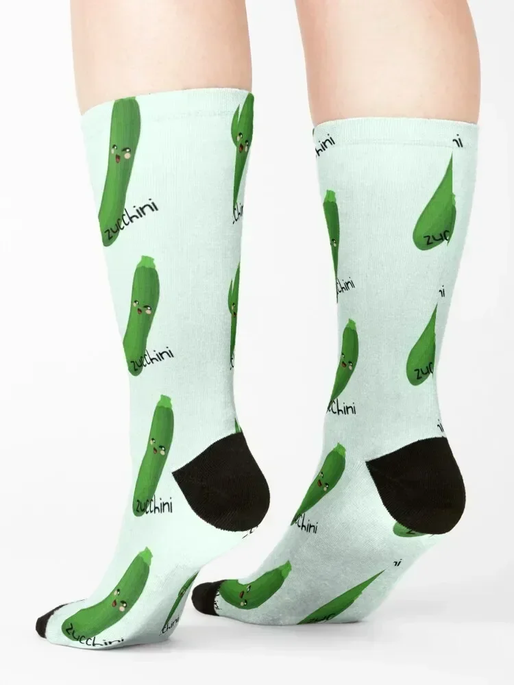 Funny Kawaii Zucchini Socks Running winter gifts crazy man Socks Women's Men's