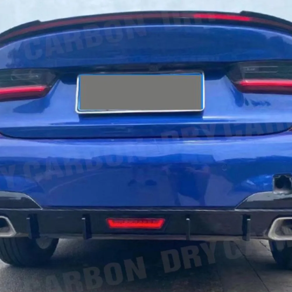 

Rear Diffuser Lip Spoiler Car Back Bumper Lip Guard Tuning for BMW 3 Series G20 G28 M Sport 2019 2020 2021