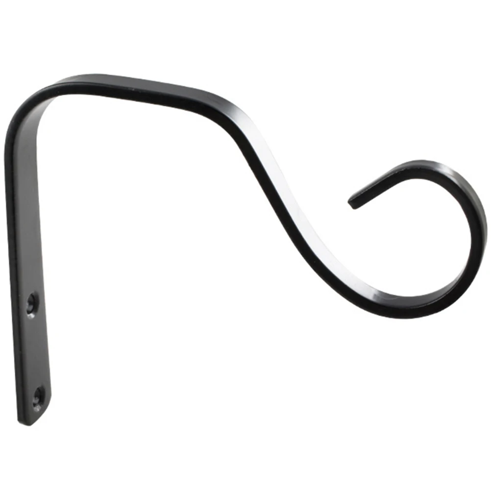 

Retro Style Hooks Iron Planter Hangers for Outdoor Plants Vintage Wall Bracket Flower Pot Lantern Decor