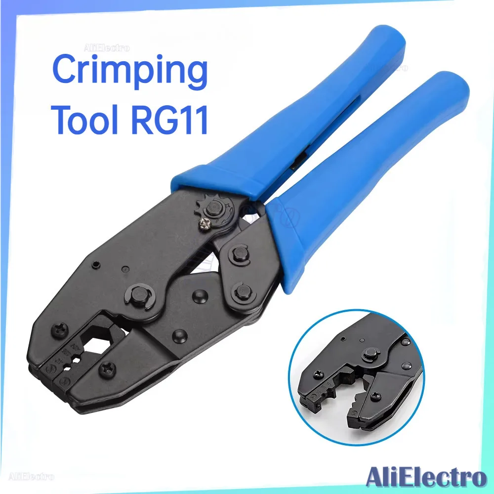 

LMR400 Crimping Tool RG11 Coaxial Cable Hand Crimper Pliers for RG8 RG178 RG316 RG174 LMR400 0.429" 0.128" 0.100