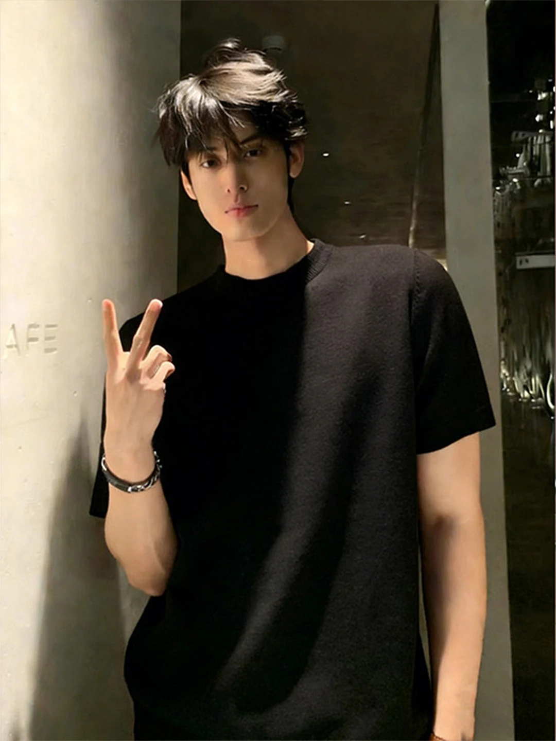 

Мужская летняя футболка Bla American Style с коротким рукавом, подчеркивающая мускулатуру, повседневный модный топ