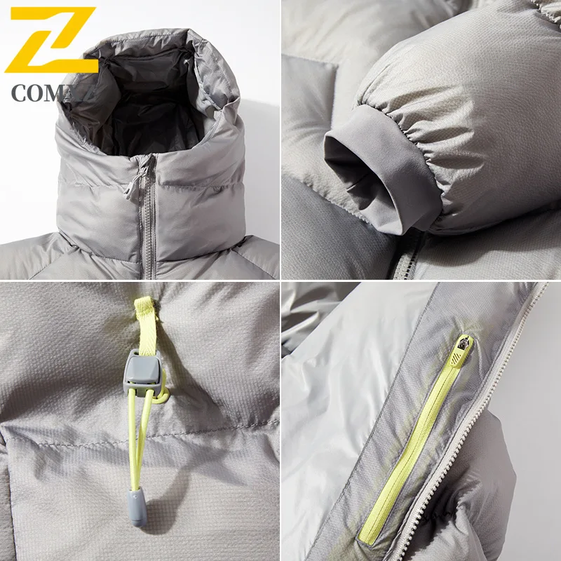 Warm Down Jacket Solid Color High Quality Comfortable Snow Skiing Puffer Jacket Street Minimalist Winter Jacket Men's Clothing