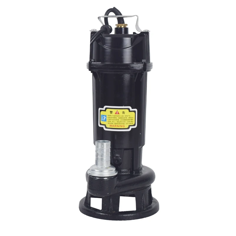 Submersible Sewage Cutting Pump Steel Stainless Steel Grinder Cutter Waste Dirty Water Dewatering Food Marine Mud