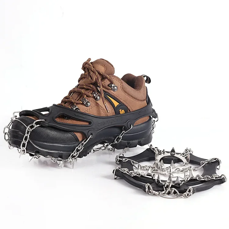 stainless steel Anti-slip climbing mountain crampons spikes Outdoor ice snow crampons