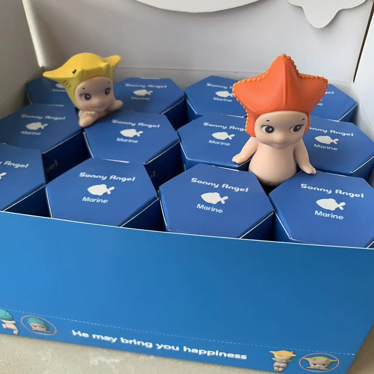 Niedliche Engel-Hippers Blindbox Meerestiere Stehende Serie Anime-Figur Raumdekoration Sammlerstück Weihnachtsgeschenk für Kinder – Detail 6