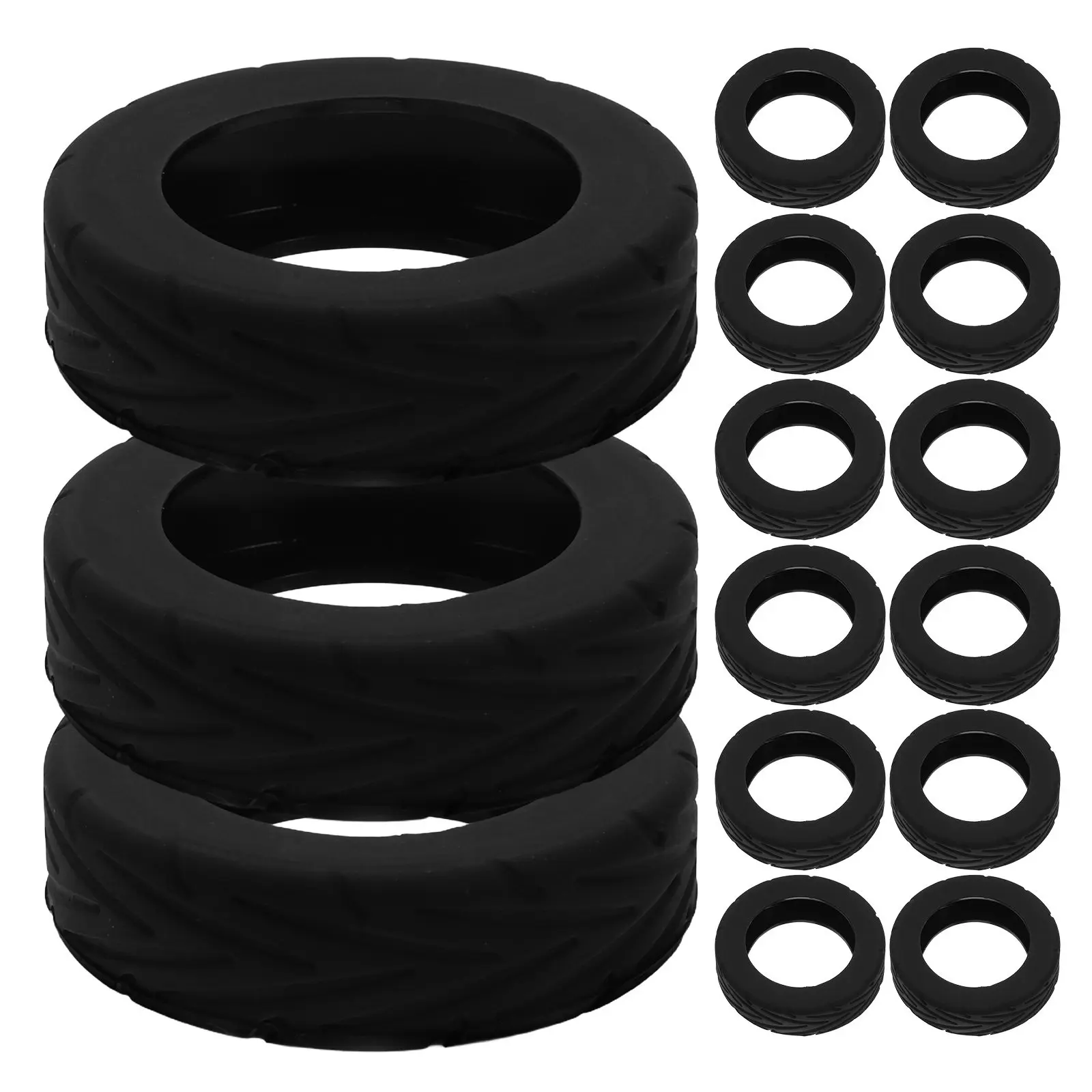 

16Pcs Luggage Wheel Covers Soft Silicone Suitcase Wheel Protectors Noiseless Caster Covers Travel Luggage Accessories