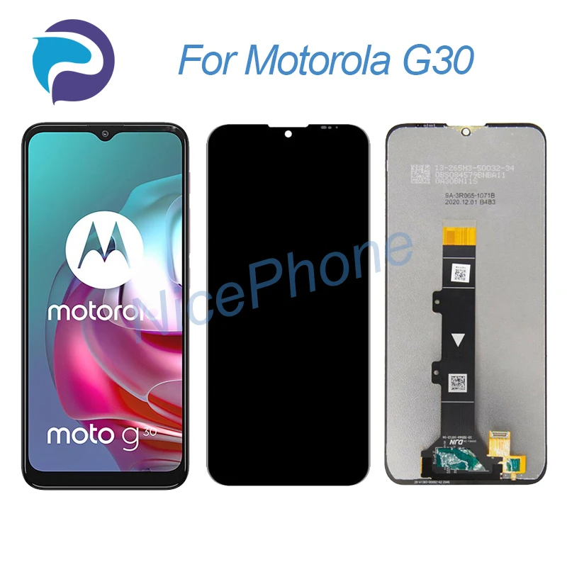 

ЖК-дисплей для Motorola G30, сенсорный экран, дигитайзер в сборе, замена 6,5 дюйма XT2129-1/2, PAML0000IN Moto G30, экран, ЖК-дисплей