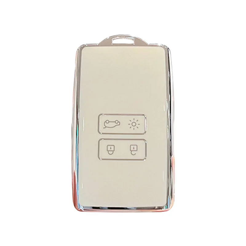 

Premium TPU Key Fob Cover for Renault Koleos, Kadjar, and Captur - Full Protection Remote Key Case with Keychain