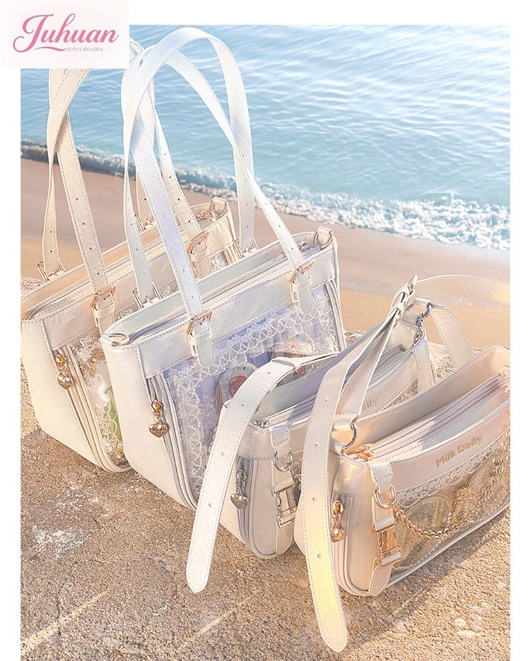 Original Crescent-shaped Messenger Lta Bag Female Small Food Mini Two-dimensional Comic Show Sparkling Underarm Small Pain Bag