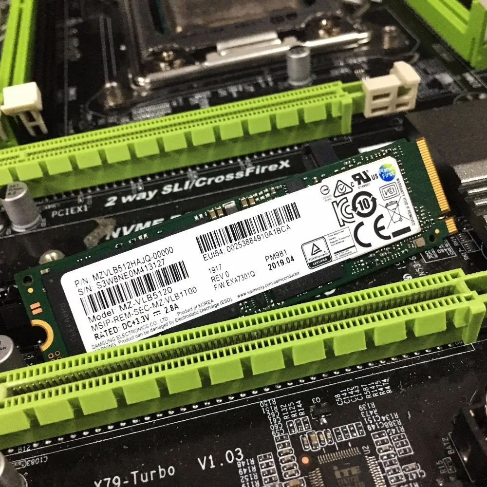 Ssd M.2 PM981 256Gb 512Gb Solid State Harde Schijf M2 Ssd Nvme Pcie 3.0X4 Nvme laptop Interne Disco Duro Tlc Pm 981 1Tb