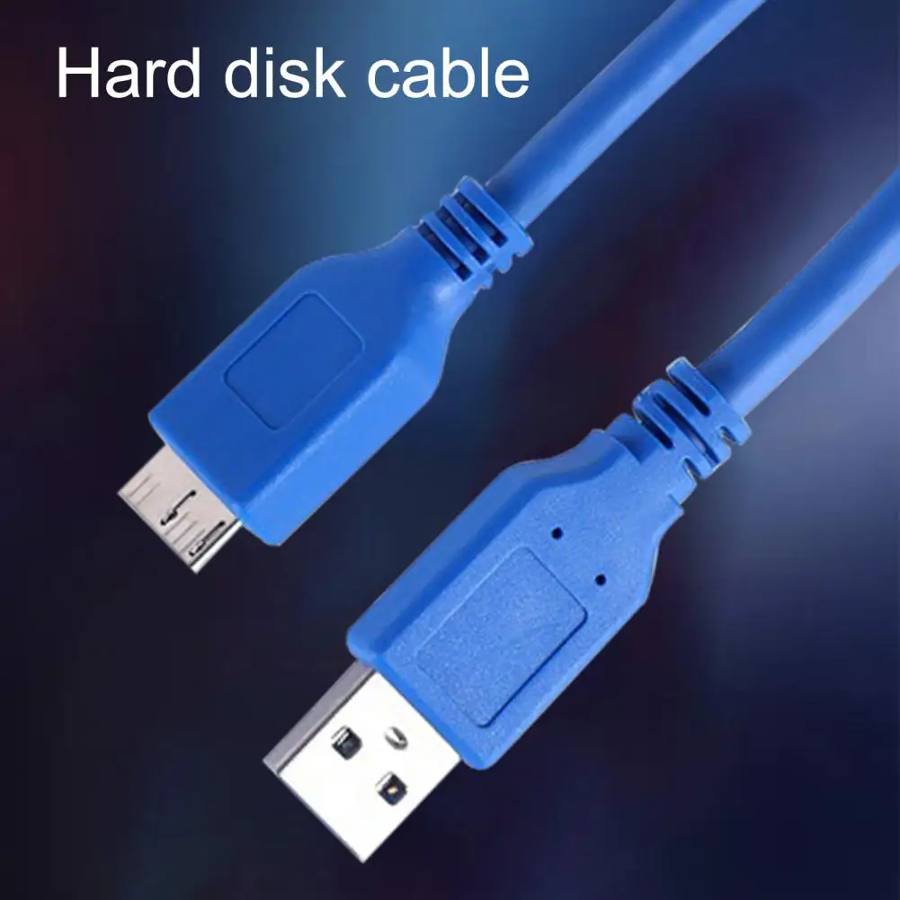 

Compact Mobile Hard Drive Adapter Cord Soft AM Male to Micro-B Hard Drive Connecting Cord Wear Resistant