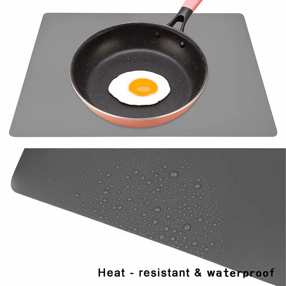 New Heat Resistant Silicone Makeup Mat Easy to Clean Waterproof Vanity Mat Portable Makeup Accessories for Use While Traveling