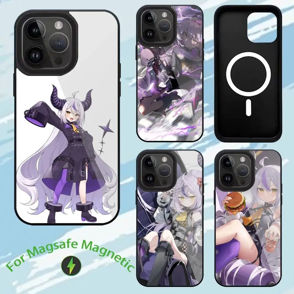 

HOLOLIVE L-Laplus Darkness Phone Case For iPhone17,16,15,14,13,12,11,Plus,Pro,Max For Magsafe Wireless Charging cover