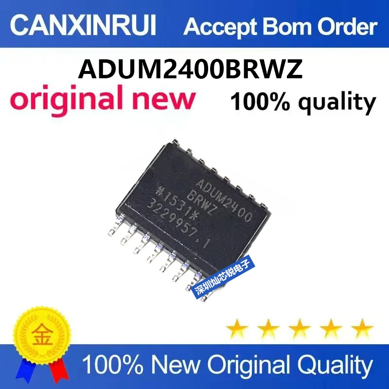 (5-100 Pieces) ADUM2400BRWZ ADUM2400 SOP16 SMD Digital Isolator - Brand New Original Stock