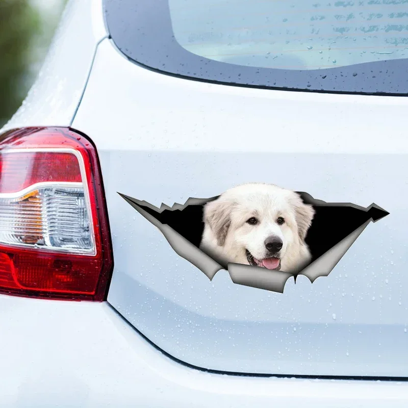 Great Pyrenees Dog Pet Self-adhesive Decal Car Sticker Waterproof Auto Decors on Bumper Rear Window Laptop