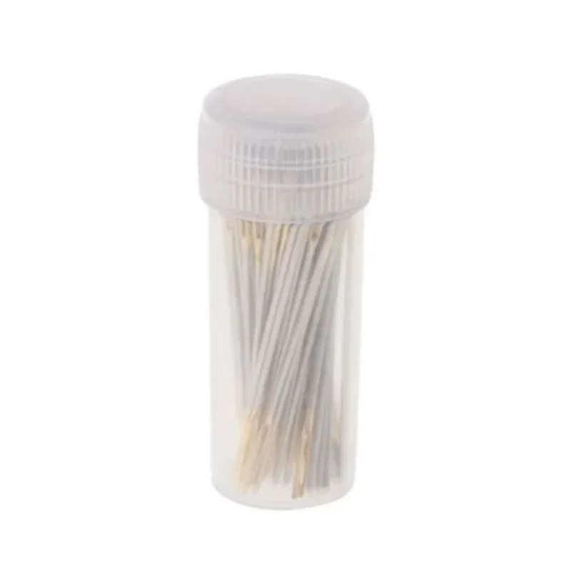 100pcs Tail Embroidery Fabric Cross Stitch Needles Craft Tool 24 26 DIY Apparel Sewing Fabric Tools Sewing Needles With Bottle