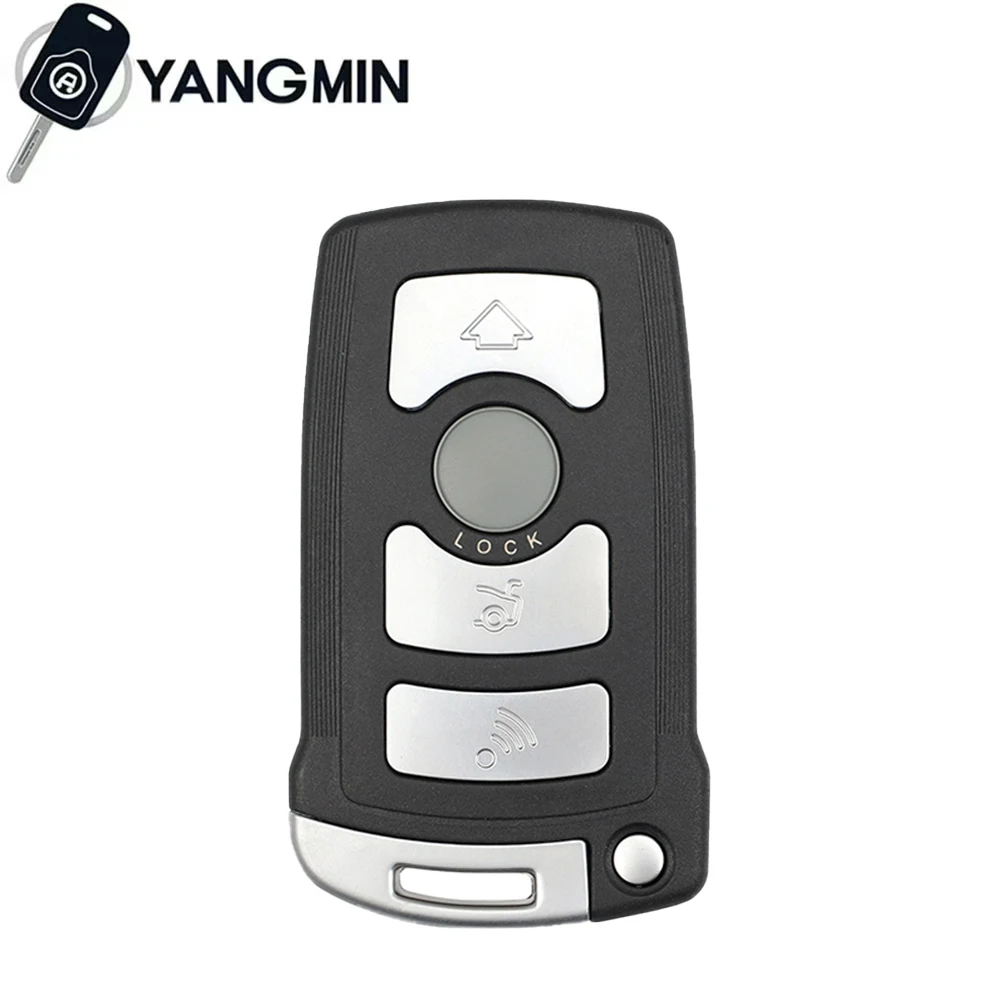 4 Tasten Fernschlüsselanhänger 315/315LP/433 MHz/868 MHz für BMW 7 SERIE E65 E66 mit CHIP ID46 7945 CAS1 System HU92 UNCUT Balde Auto