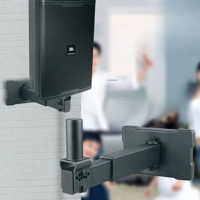 

Heavy Duty Wall Mount Bracket for Speakers Adjustable Tilt Audio Shelf Large Weight Capacity Holder Sound System Mounting Stand