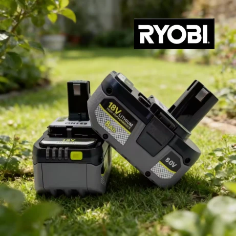 

Original RYOBI 18V Li-ion Battery, P104 P107 RB18L50 RB18L20 P108 High Capacity Rechargeable Battery