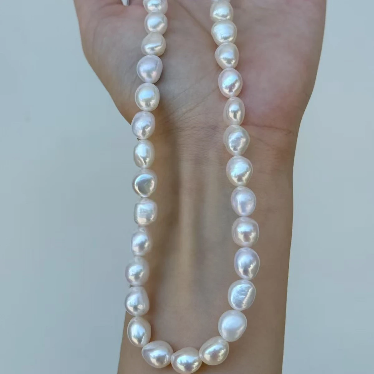 

8.5-9.5mm 5A+ High-Grade Natural Freshwater Small Stone Shape Pearl Isolated Bead Jewelry Make DIY Necklace Bracelet Accessories