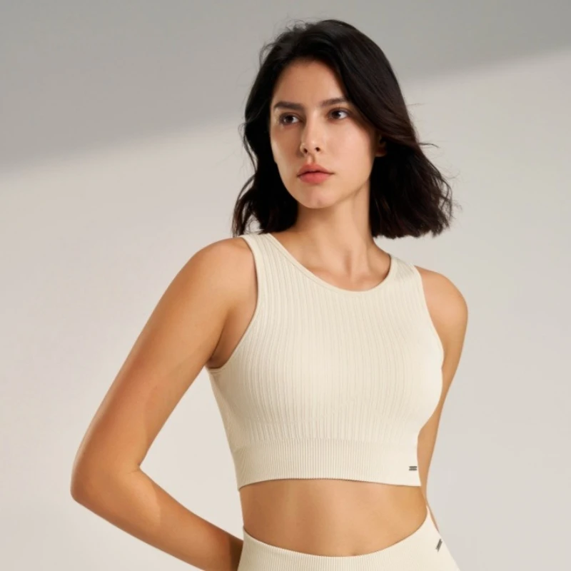 Women's Yoga Vest Seamless Push Up Sportswear Sexy Tank Top Casual Women Corset Top Crop Vest Sleeveless Tops