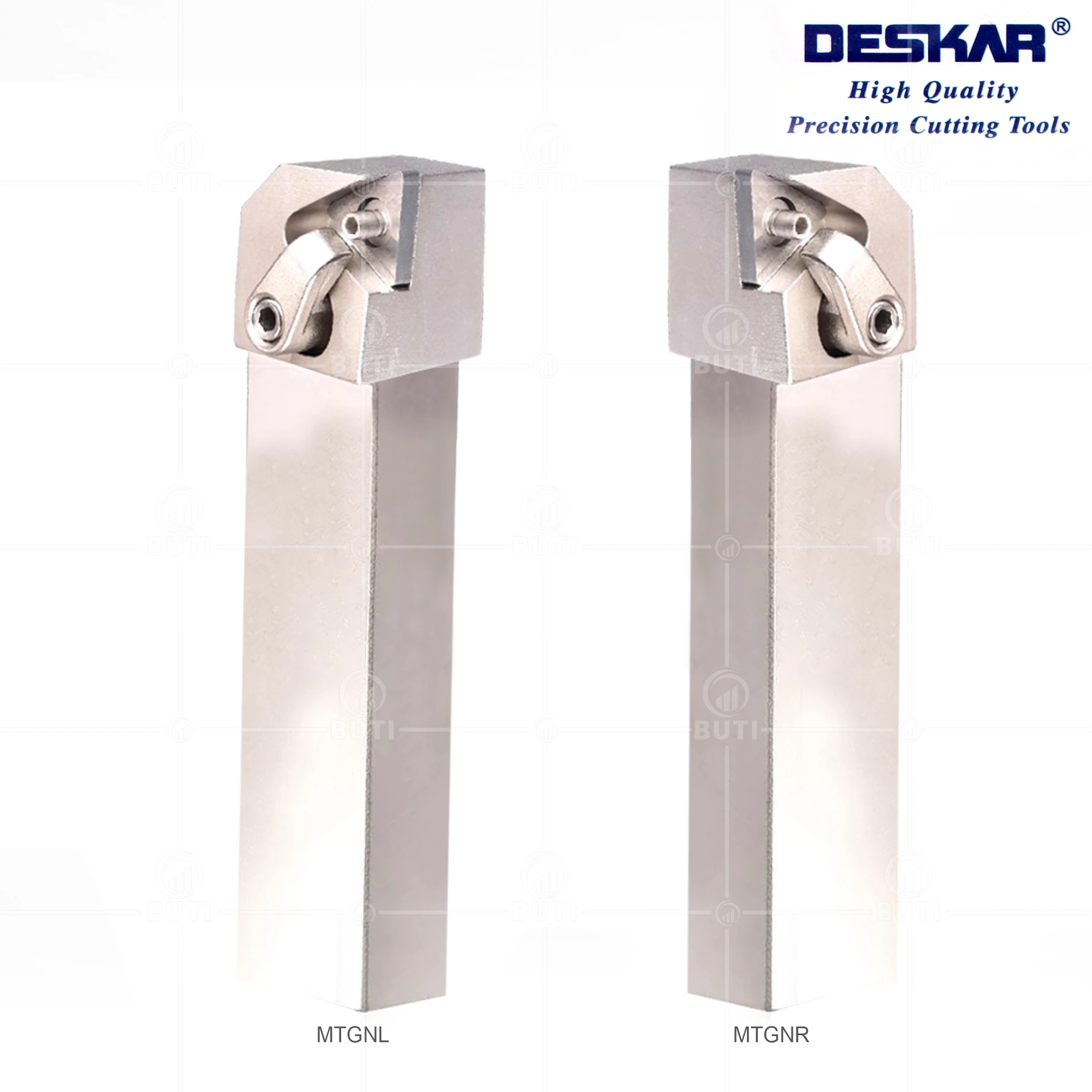 DESKAR 100% Original External Turning Tool Bar MTGNR MTGNL CNC Metal Lathe Cutter White Holder For TNMG16 Carbide Cutting Insert