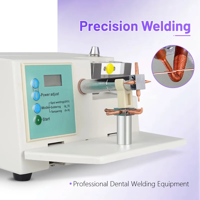WDIII De.ntal Spot Welder Machine with Functional Clamp for Spot Welding, Brazing, Heat Treatment & Forming