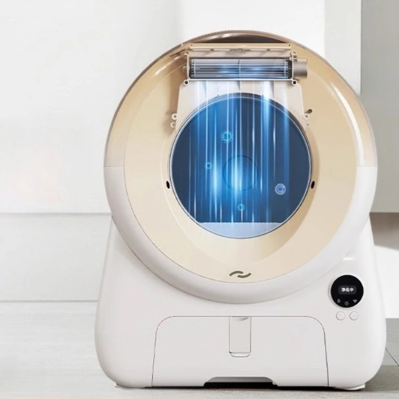 

Cat Litter Tray Accessories Automatic Self Cleaning Cat Toilet Extra Large Stuff Desechos Y Limpieza Del Hogar Toilet Petkit