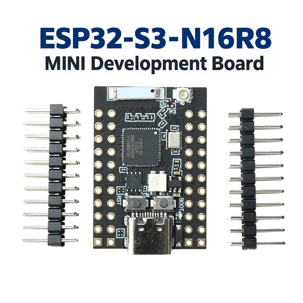  ESP32-S3-N16R8 MINI Development Board 16MB WiFi Bluetooth 5.0 Dual Core MCU Module Supports AI Smart Type-C Interface
