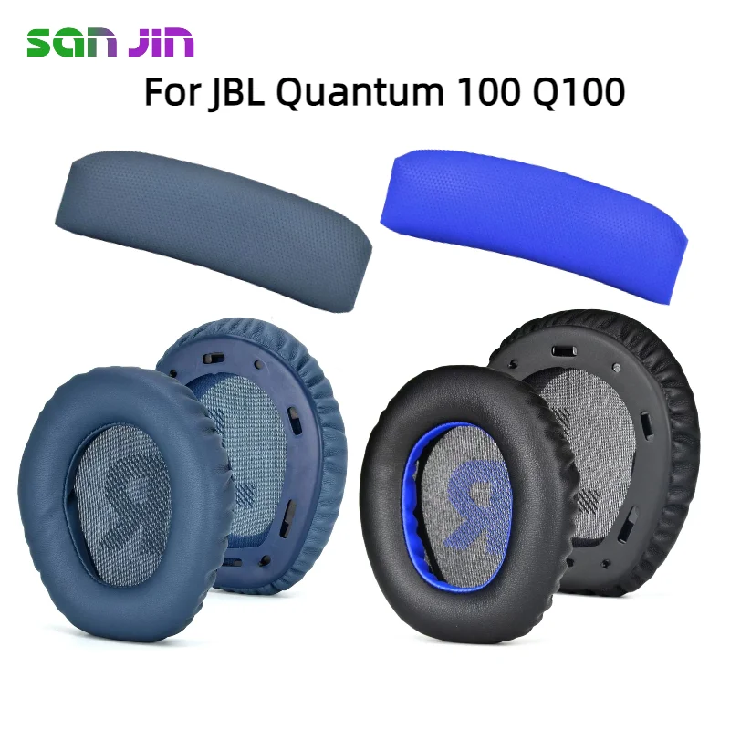 

Replacement Ear Pads Ear Cushion Earpad Compatible with for JBL Quantum 100 Q100 Headphones Gamer Headband