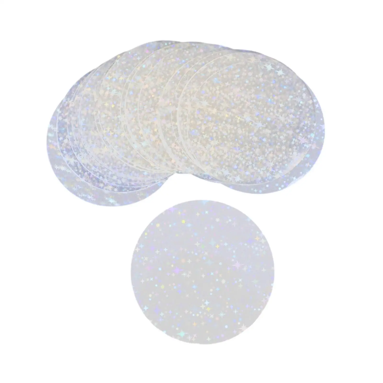 Clear PET Badge Protective Film for 58mm Button Maker Round Badge Insert Covers DIY Supply