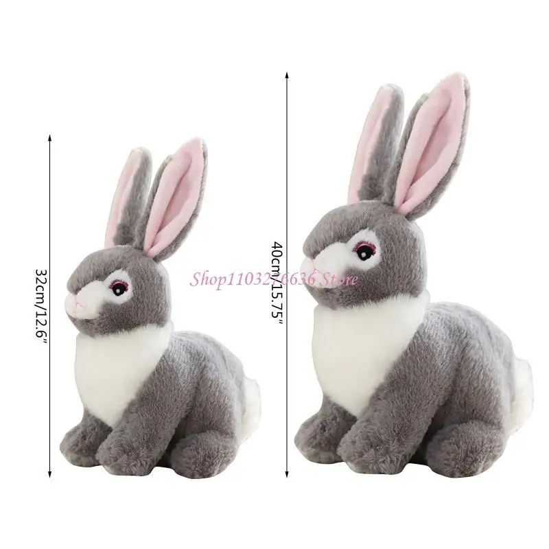 R6FD Plüsch-Anime-Tier für Puppenspielzeug, umweltfreundliches Plüsch, angenehmes Spielzeug, weiches Kissen