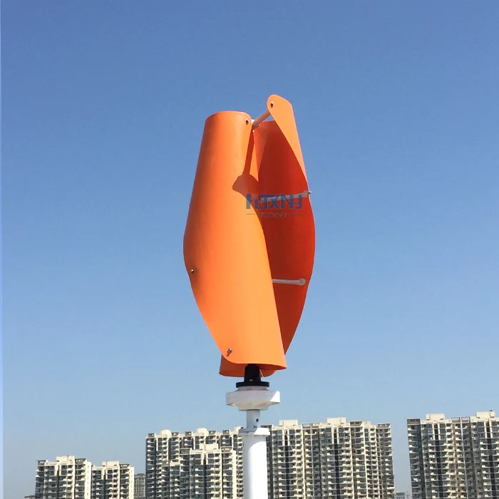 New Color Black Helix Wind Turbine Generator 400w 500w Vertical Windmill Generator 12/24v Maglev Without MPPT Regulator
