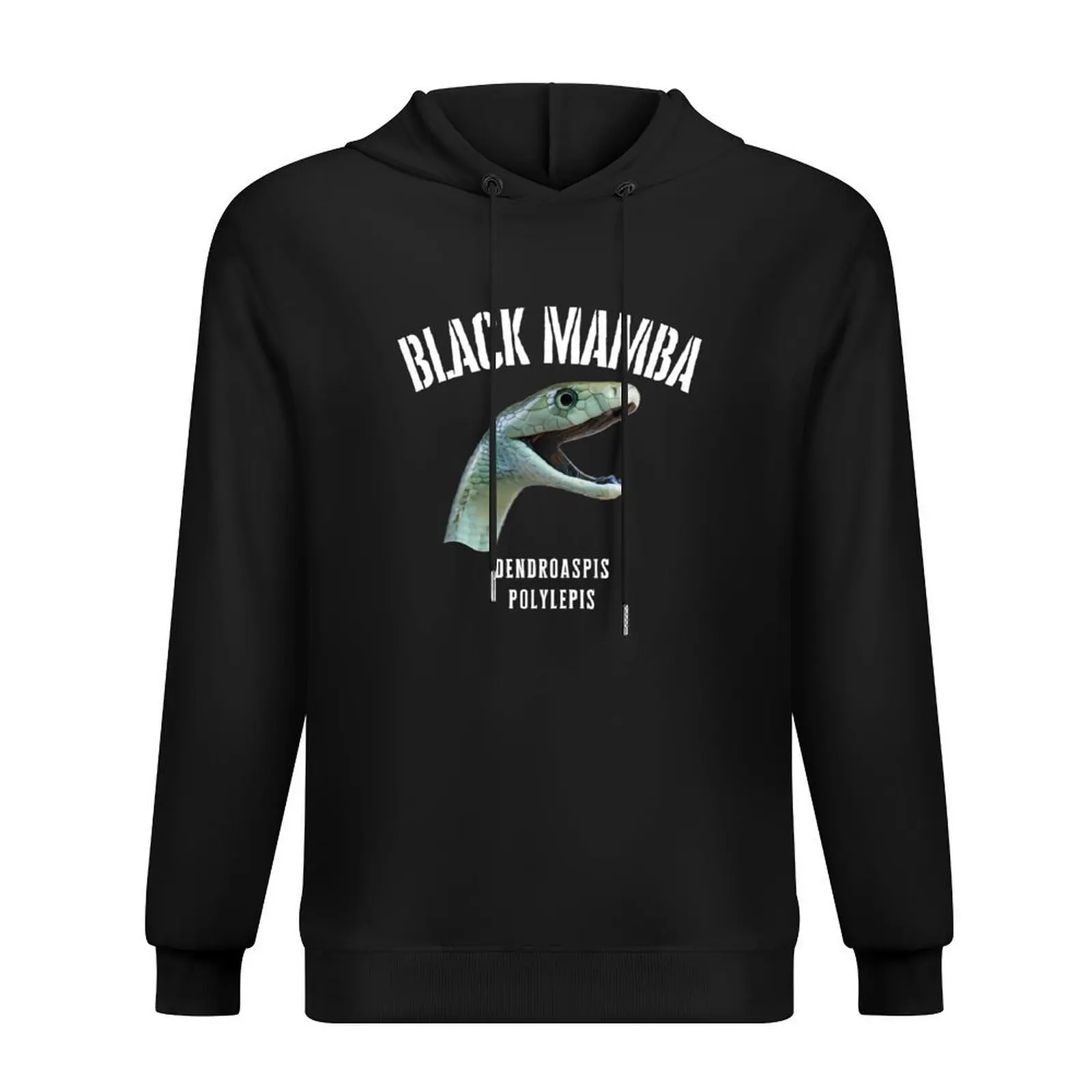 

black mamba deadly snake design - Dendroaspis polylepis Hoodie men clothes anime clothing male clothes men's hoodie sweatshirt