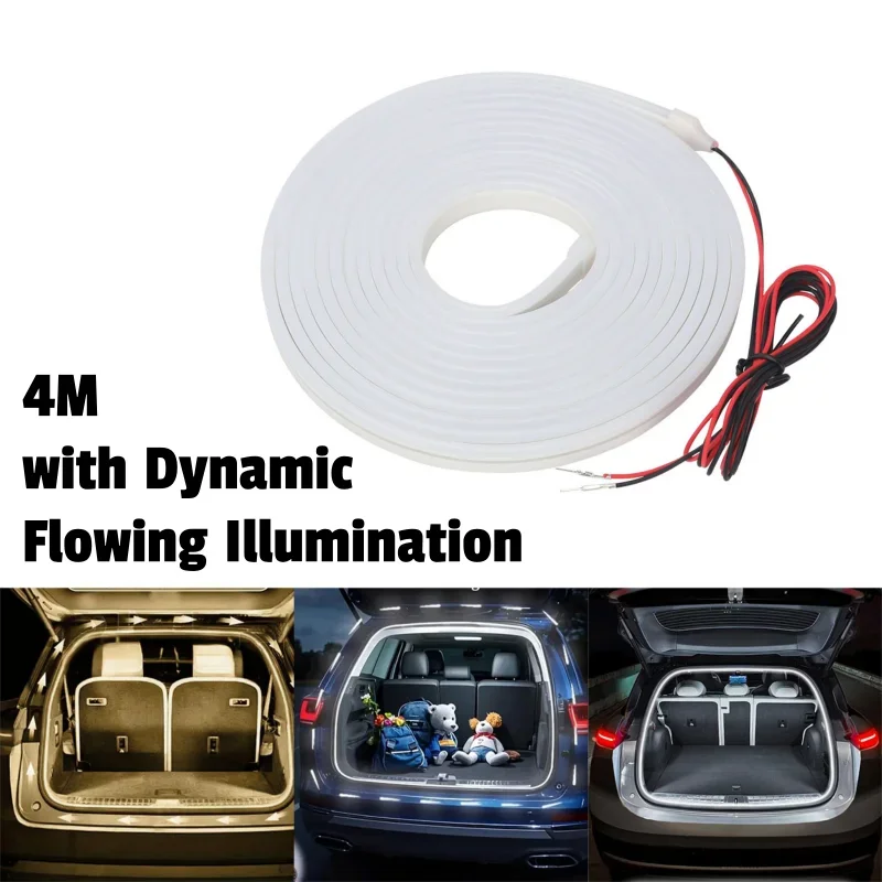 

Universal Car high brightness trunk lighting ambient light interior decoration LED wiring free automatic sensing tailgate light
