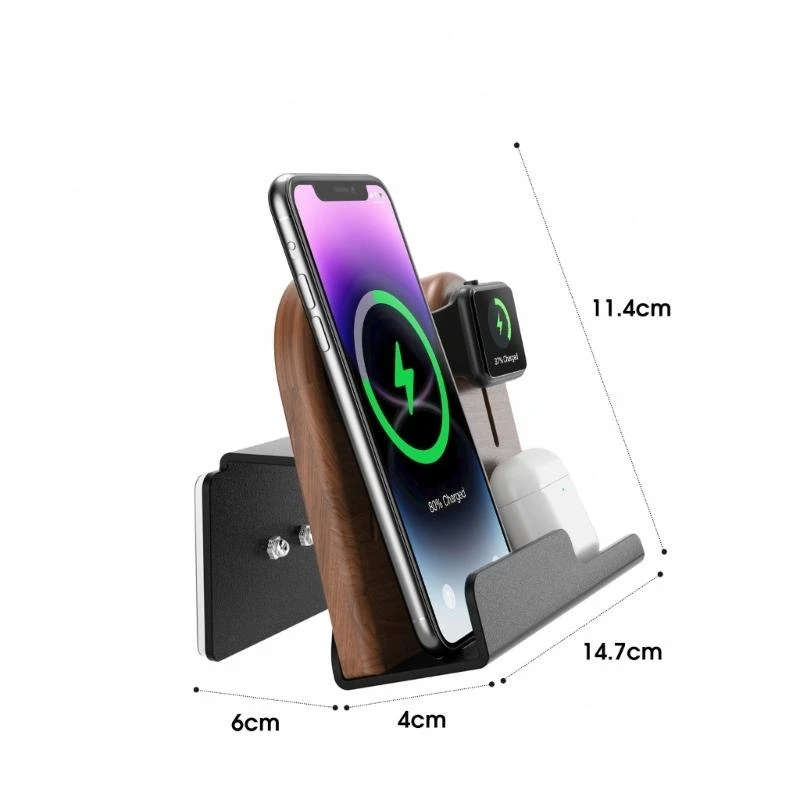 

Wall Mounted Holder Display Stand for Phone Watch Organizers Holder Bracket