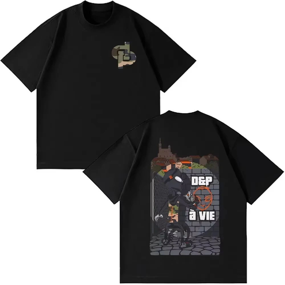 Unisex Hip Hop Short Sleeve Trendy Casual T-Shirt With Fashion Print Of French Rapper JUL T-Shirt