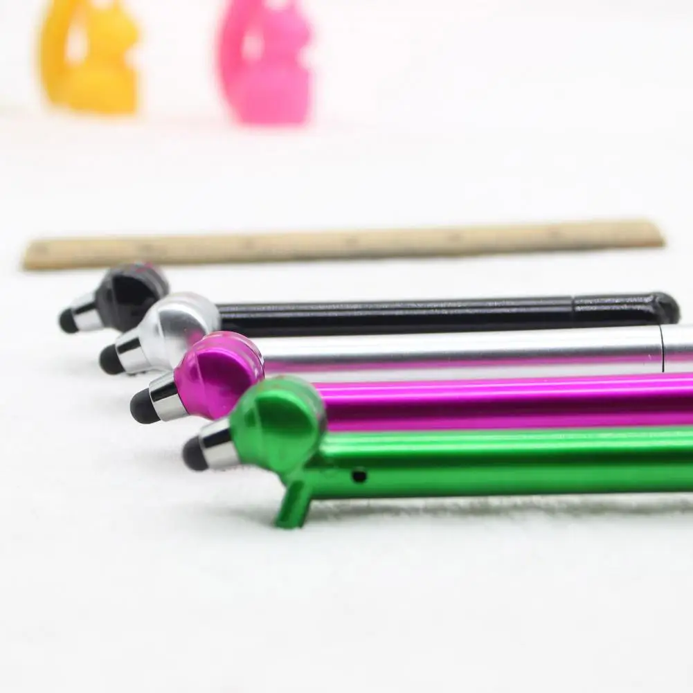 12.5cm Ballpoint Pens Dachshund Pens 1mm Black Ink Cartoon Dog Pens For School Office Capacitive Touch Pen For Tablets Phones
