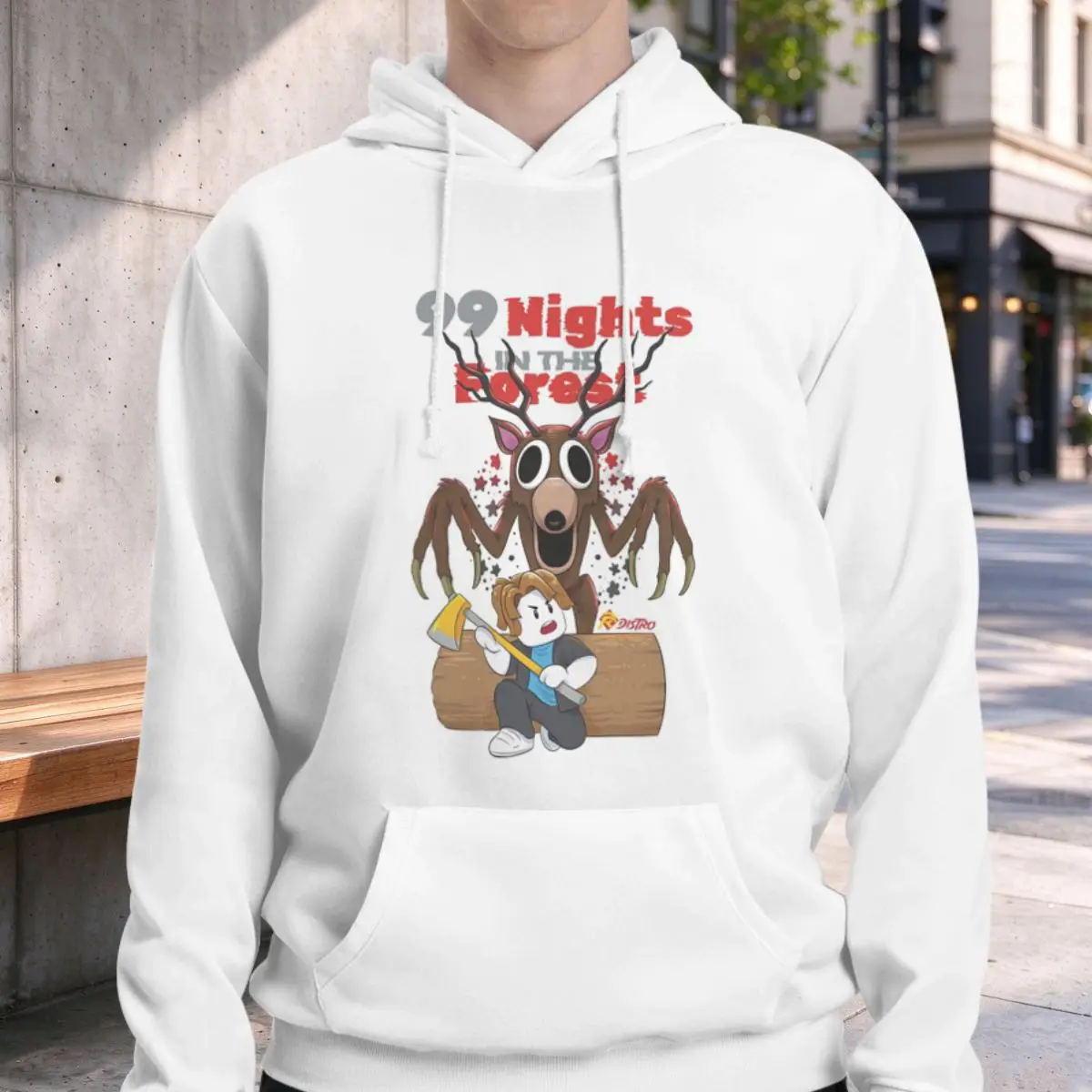 99 Nights In The Forest Halloween Spooky Hoodies Casual Pullover Sweatshirts Harajuku Long Sleeve Streetwear Autumn Winter