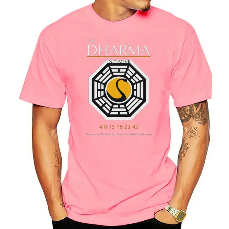 The Dharma Initiative Lost Tv Unofficial T Shirt Mens Ladies Kids Sizes  Cols Cool Casual Pride T Shirt Men Unisex New