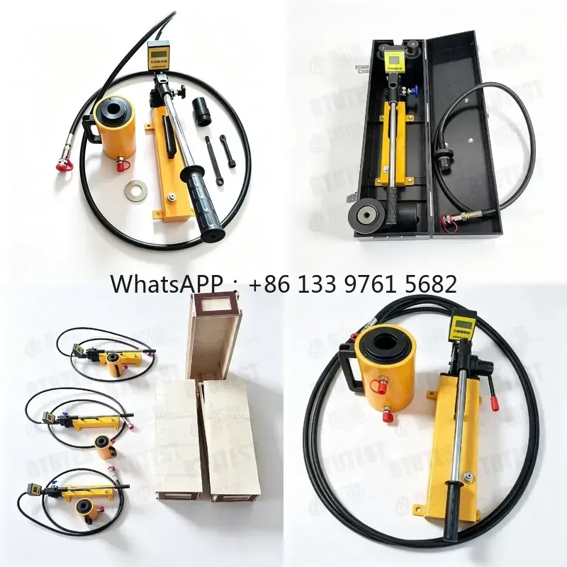 WSQ Digital Hydraulic Anchor Puller | 100-1000KN ASTM E488, EN 12504-3 | Post-Installed Anchor Pull Off Adhesion Tester