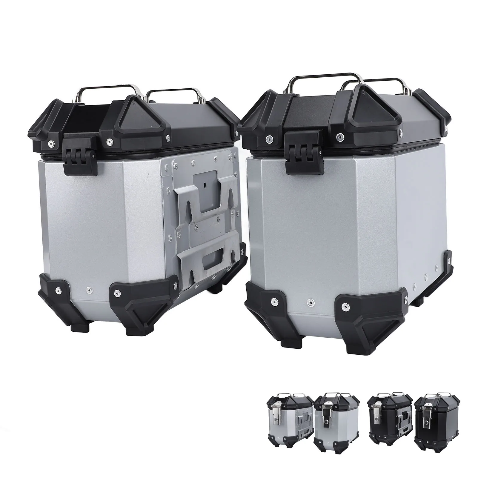 

Мотоциклетный боковой кофр из алюминиевого сплава, пылезащитный, 18 л, с ручкой для езды