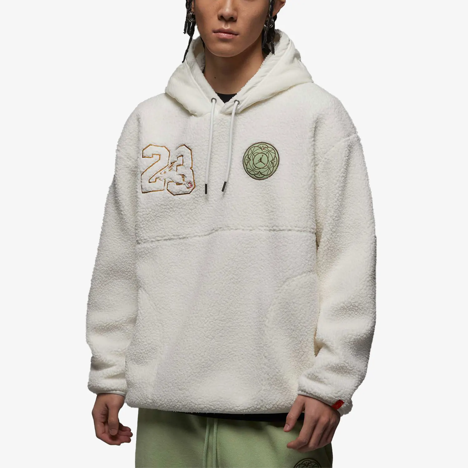 

Nike Genuine Air Jordan Men's Fleece Hooded Sweatshirt FB1451-108