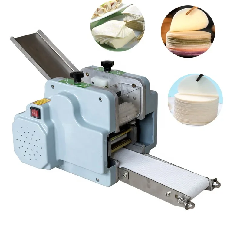 for Small Grain Product Automatic Papad Momo Empanada Samosa Gyoza Wonton Dumpling Maker Skin Wrapper Making Machine Price