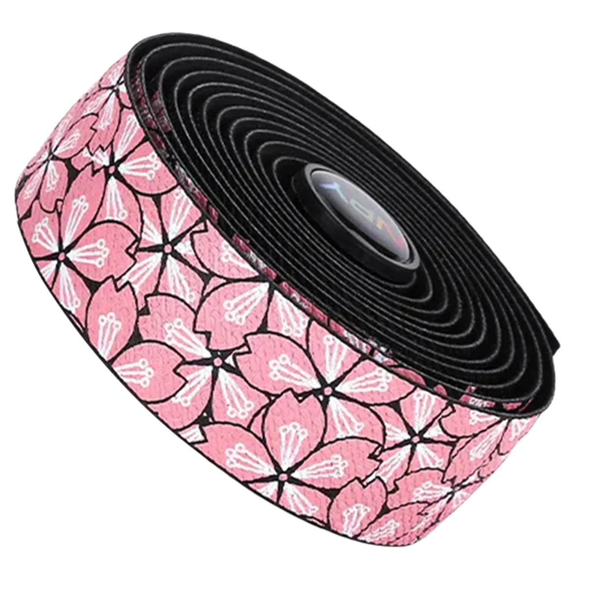 Bike Bar Tape -Pattern Road Bicycle Handlebar Cover Bike Handles Strap Anti Slip Shock Handles Tape Black-Pink